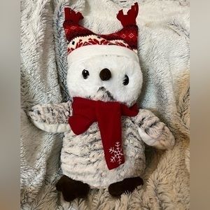 Plush 15" Squeaky Scarf  Toy Wonder The Owl